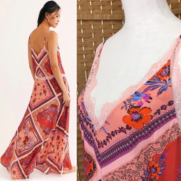 Free People Stevie Maxi Dress Geranium 
